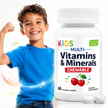 Shecome Kids Multivitamínico Comprimidos de Apoio ao Crescimento Imunológico